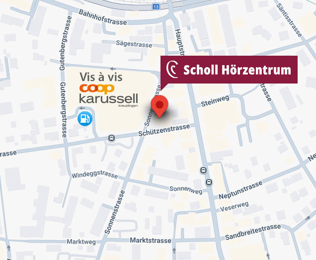 Scholl Hörzentrum - Karte Standort